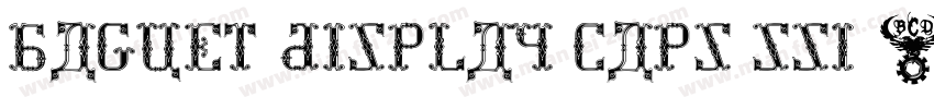 Baguet Display Caps SSi字体转换